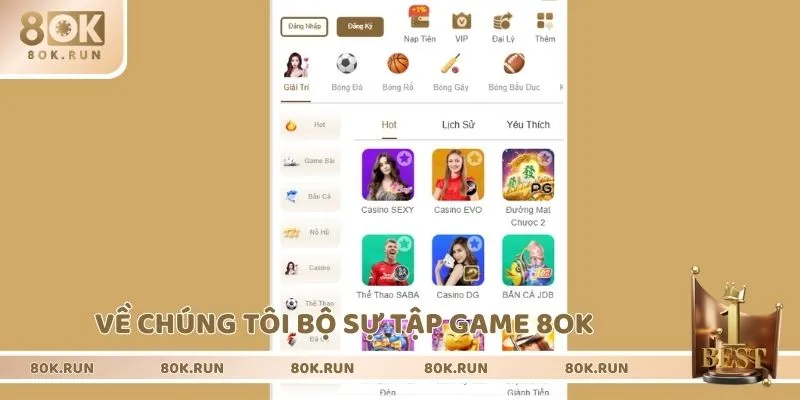 Giới thiệu về bộ sưu tập game của 8OK