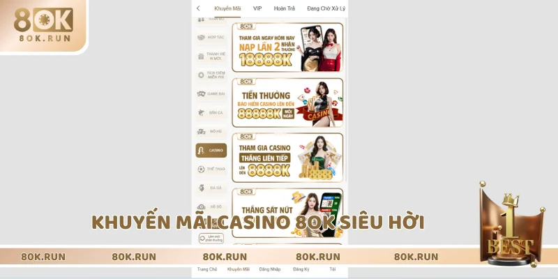 Săn ngay khuyến mãi sòng bạc casino