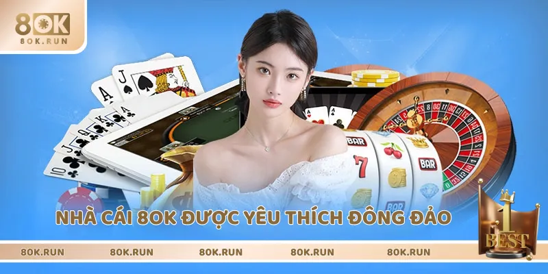 Nhà cái 8OK trực tuyến được đông đảo người chơi yêu thích