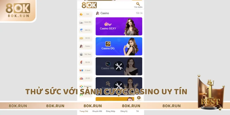 Trải nghiệm sảnh cược casino đỉnh cao